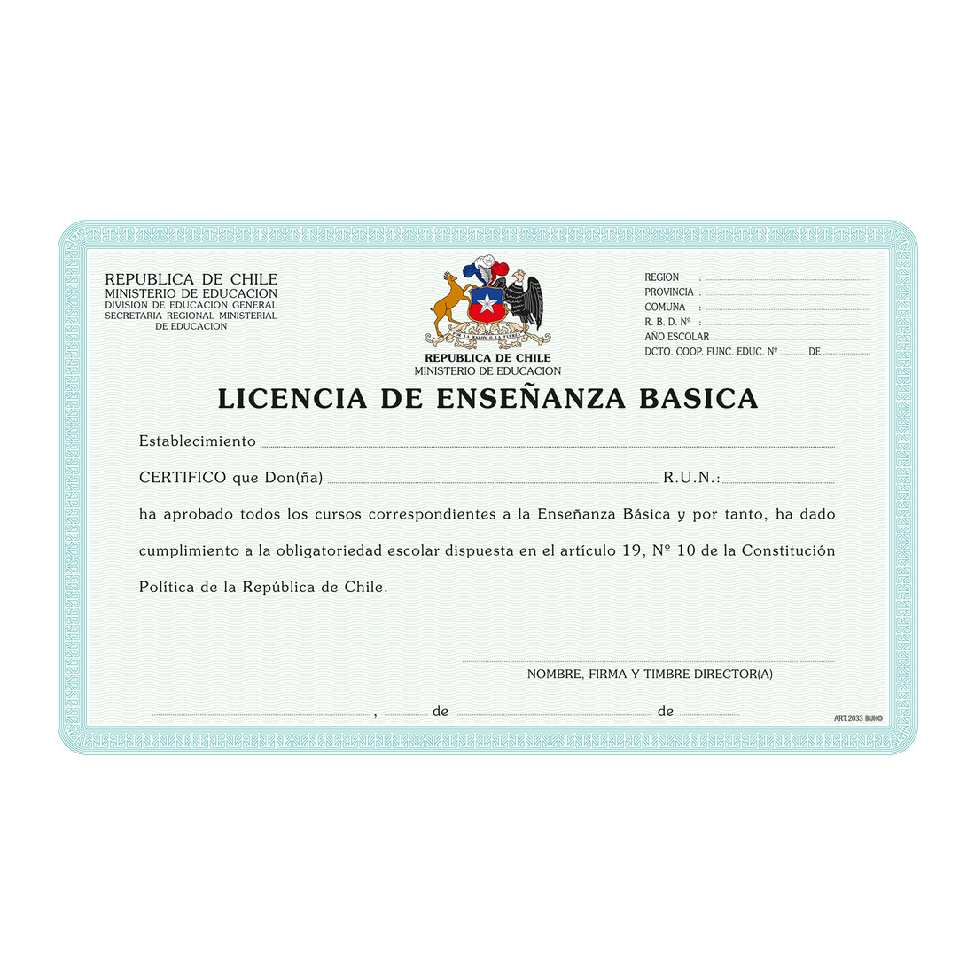 TÍTULOS Y DIPLOMAS
