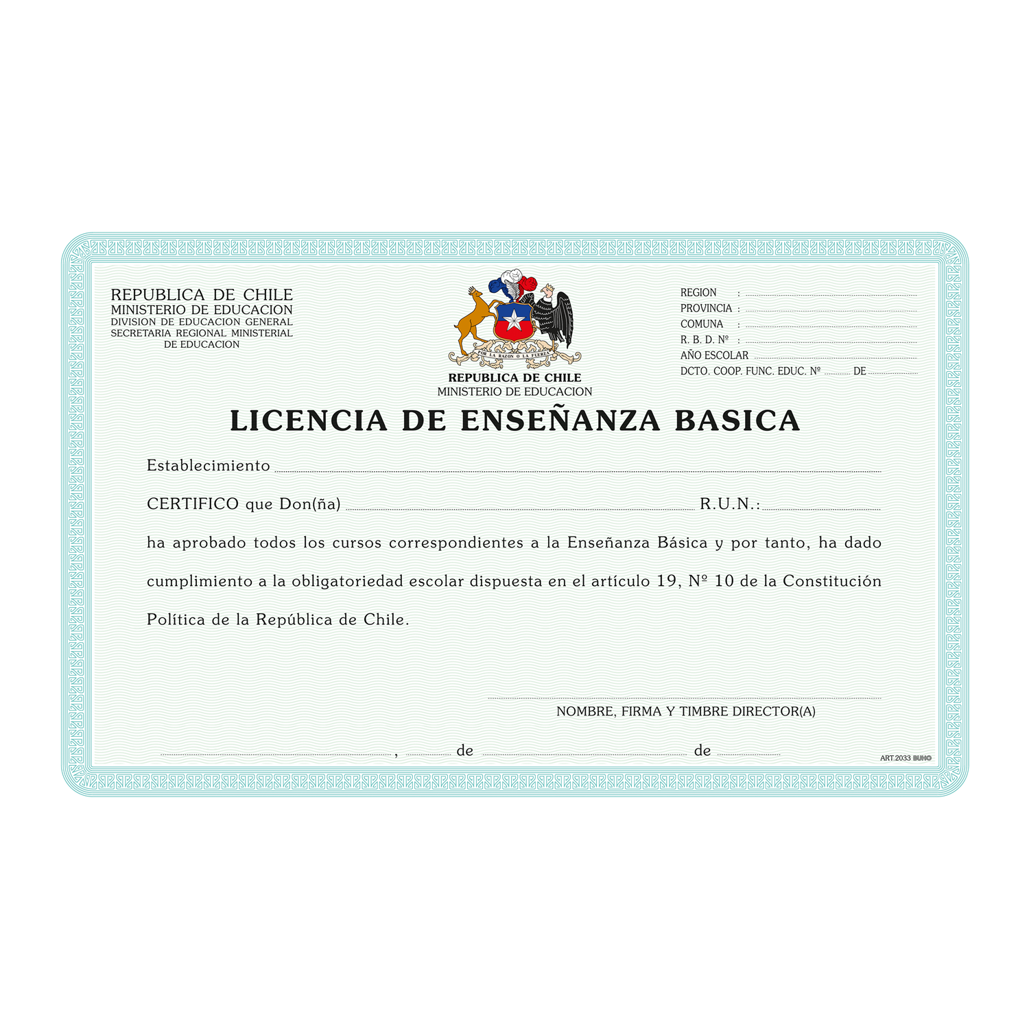 LICENCIA ENSEÑANZA BASICA
