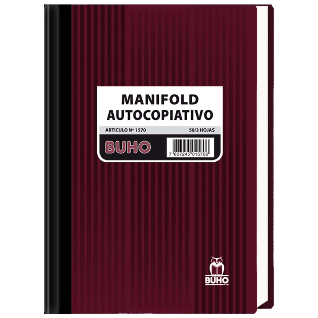 MANIFOLD TRIPLICADO AUTOCOPIATIVO BUHO