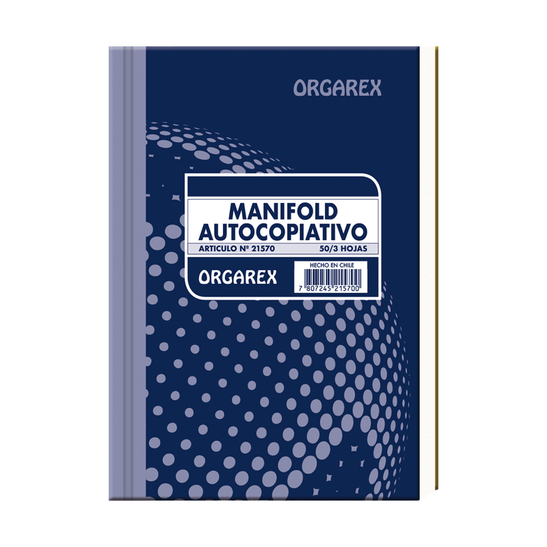 MANIFOLD TRIPLICADO AUTOCOPIATIVO ORGAREX