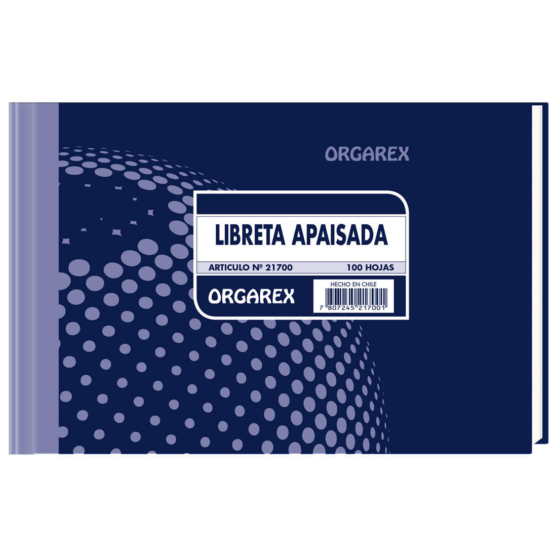 LIBRETA APAISADA 100 HJS.ORGAREX