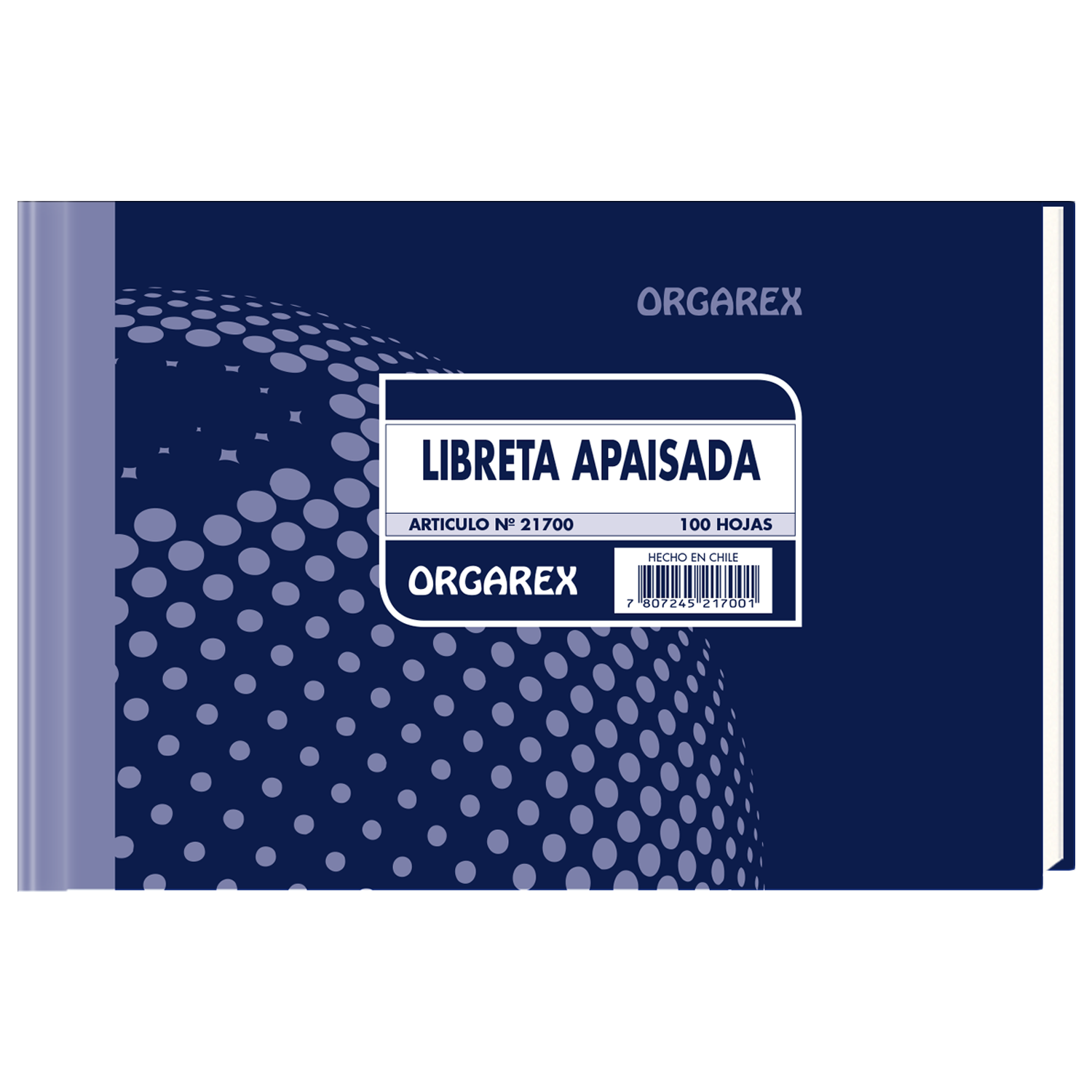 LIBRETA APAISADA 100 HJS.ORGAREX