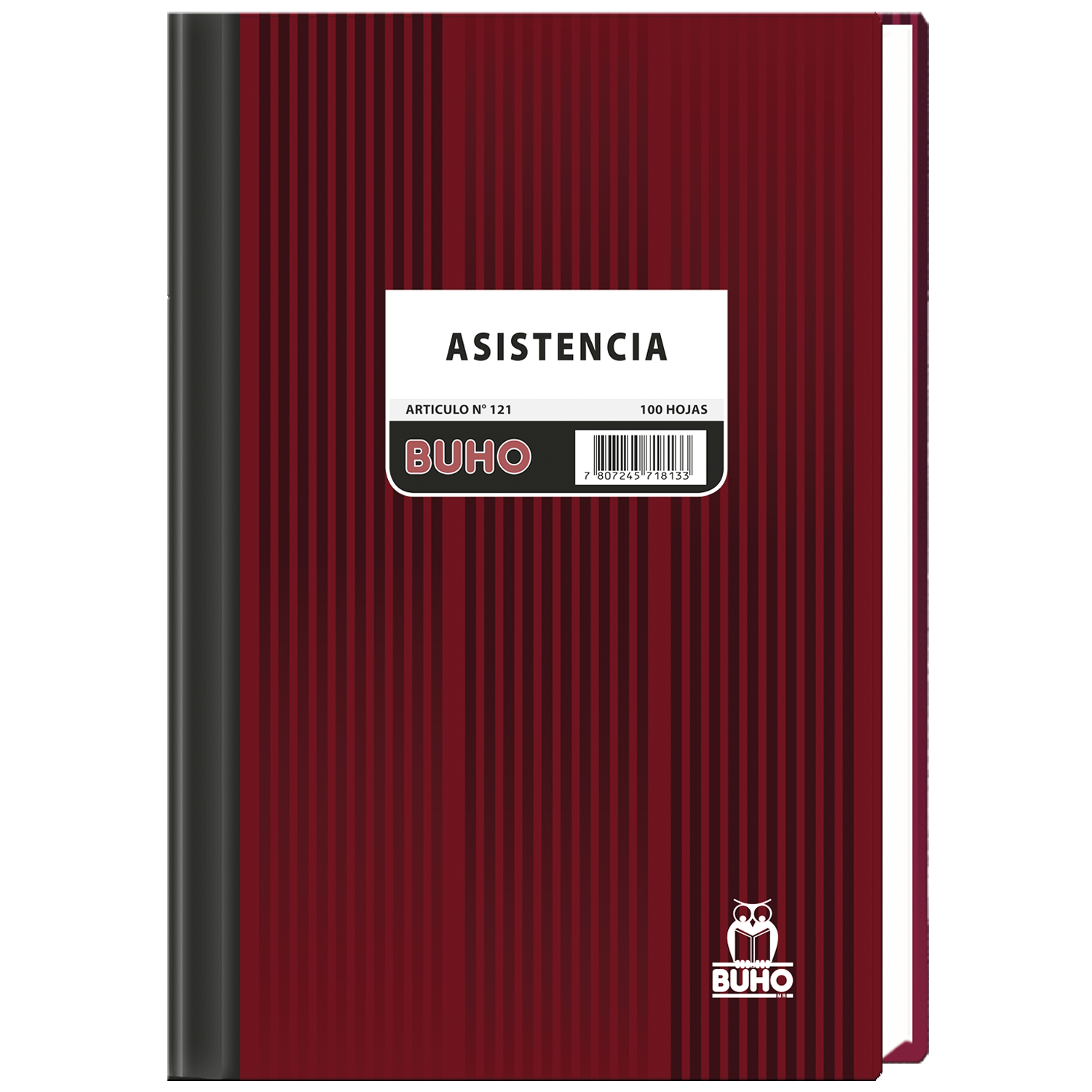 LIBRO DE ASISTENCIA BUHO 100 HOJAS