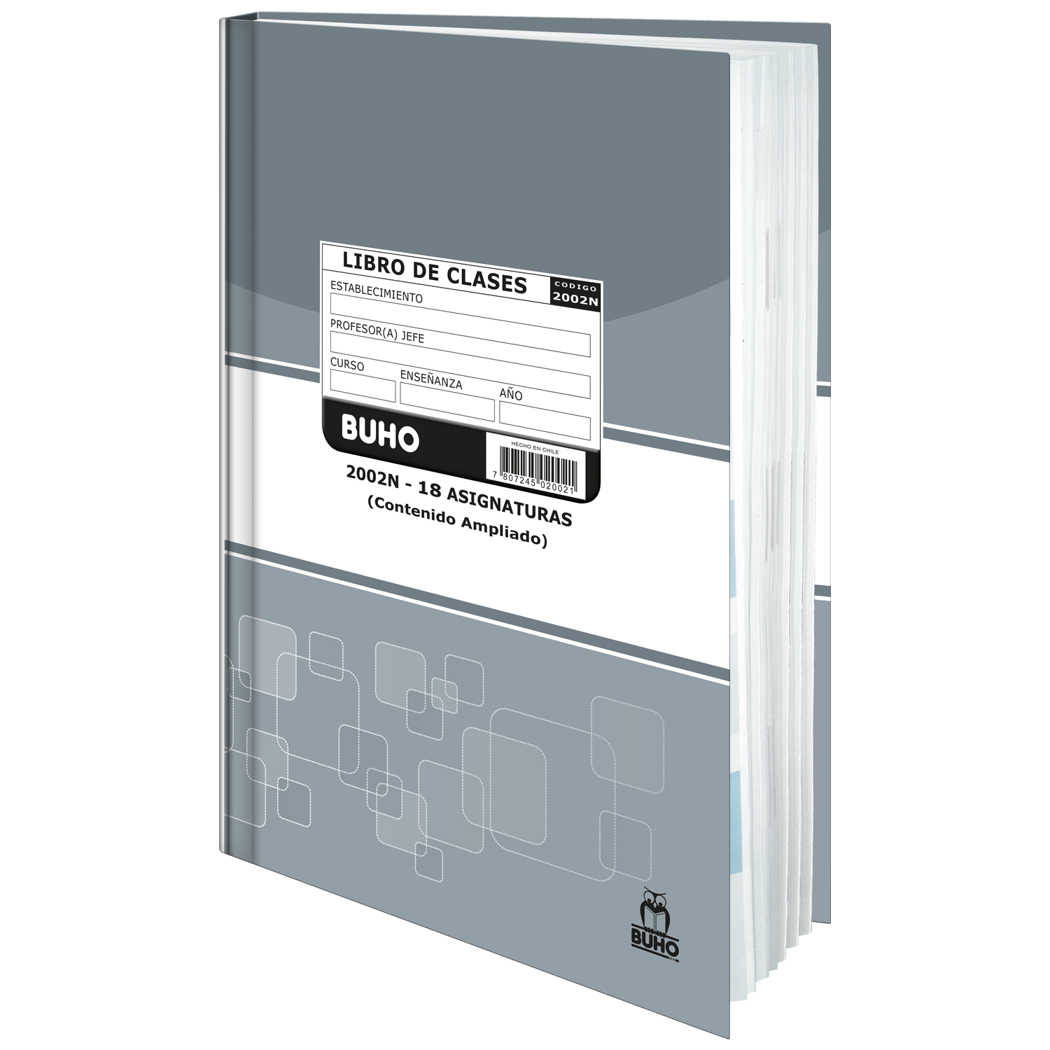 LIBRO DE CLASES EDUCACION MEDIA H/C 1-4 DE 18 ASIGNATURAS