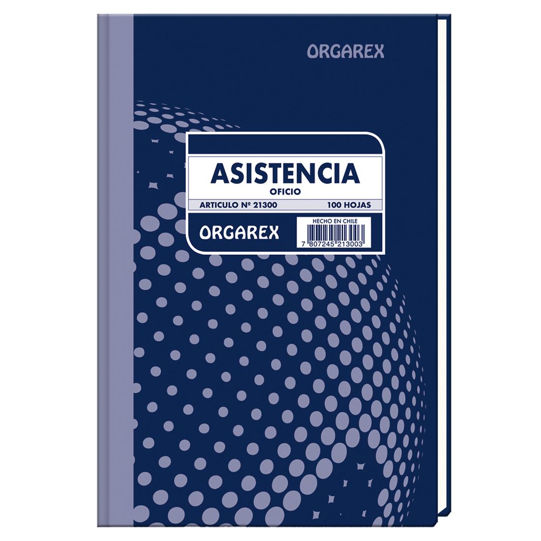 LIBRO DE ASISTENCIA ORGAREX 100 HOJAS