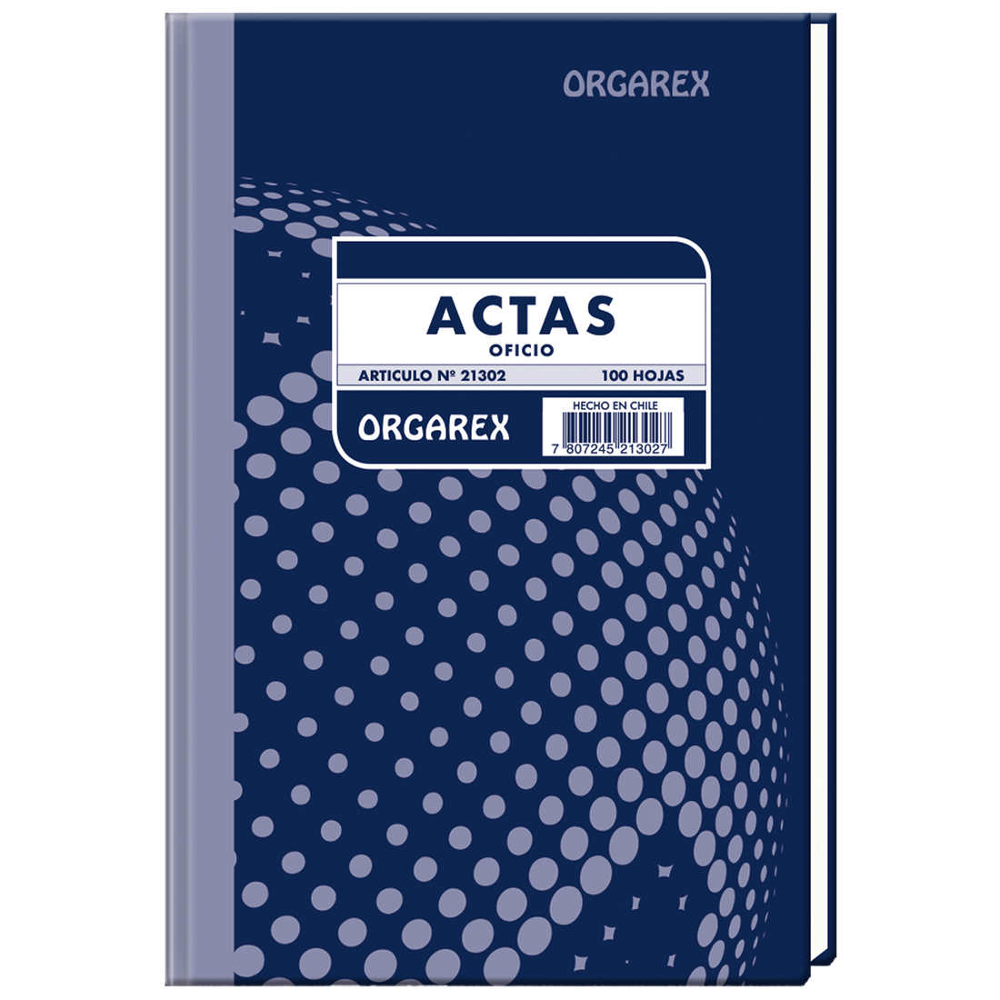 LIBRO DE ACTAS OFICIO ORGAREX 100 HOJAS