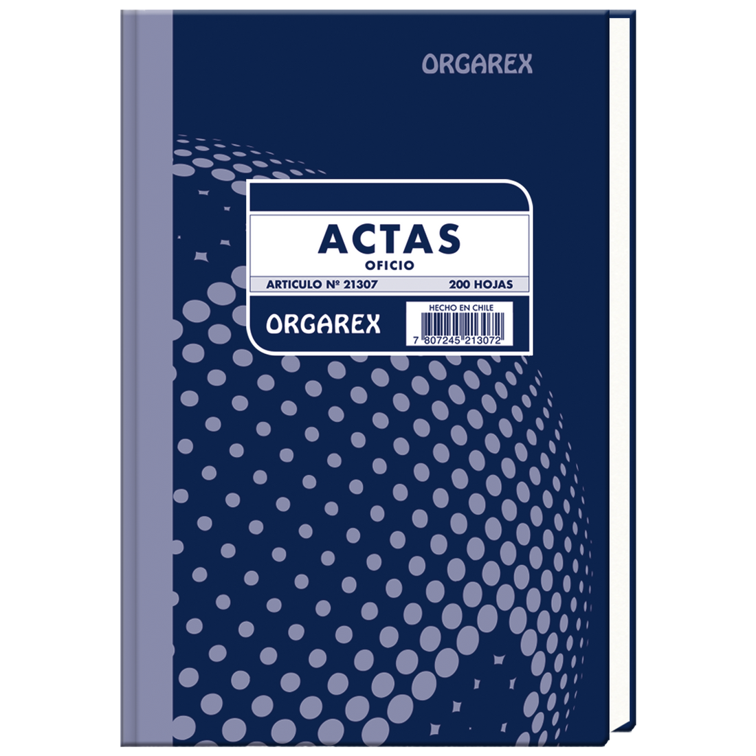 LIBRO DE ACTAS OFICIO ORGAREX 200 HOJAS