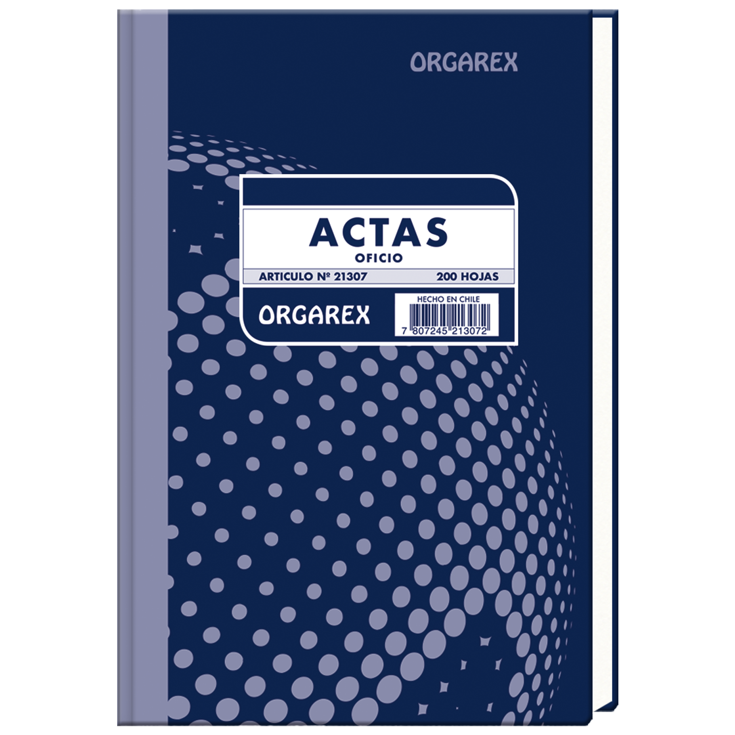 LIBRO DE ACTAS OFICIO ORGAREX 200 HOJAS